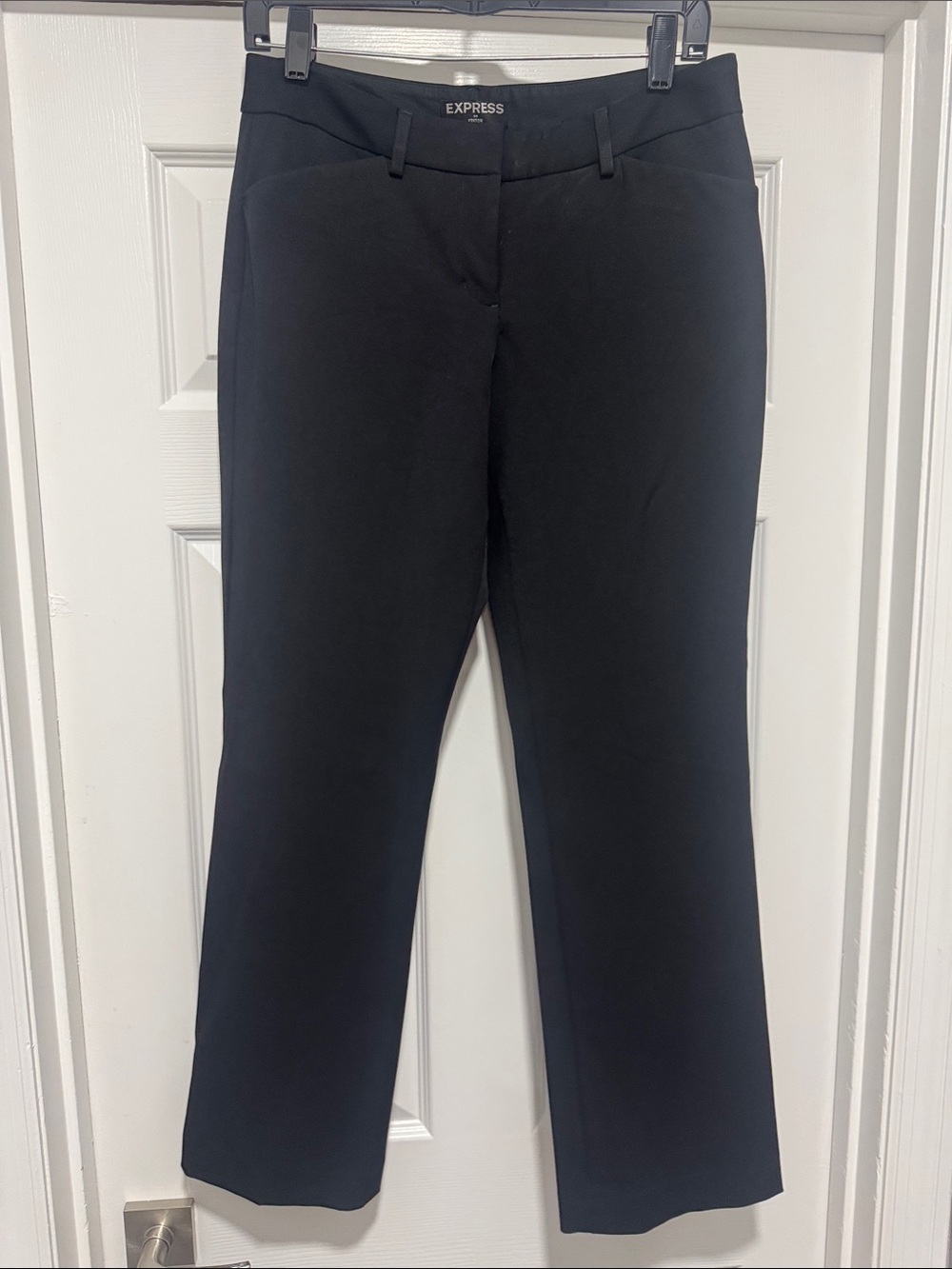 Express Women’s Editor Black Straight Leg Dress Jeans